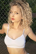 Ukrainian mail order bride Kseniia from Kyiv with blonde hair and green eye color - image 6