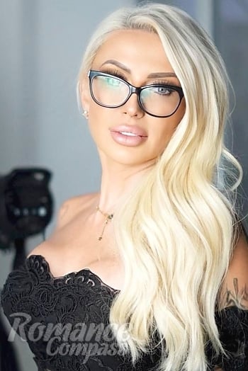 Ukrainian mail order bride Natalia from Los Angeles with blonde hair and blue eye color - image 1