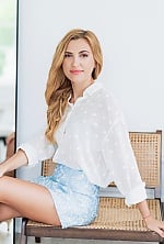 Ukrainian mail order bride Maya from Kyiv with blonde hair and brown eye color - image 9