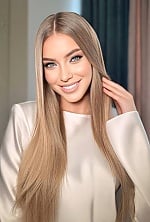 Ukrainian mail order bride Milena from Kyiv with blonde hair and blue eye color - image 7