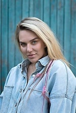 Ukrainian mail order bride Kseniya from Cherkasy with blonde hair and blue eye color - image 5