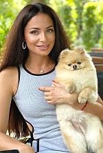 Ukrainian mail order bride Marina from Vienna with brunette hair and grey eye color - image 2
