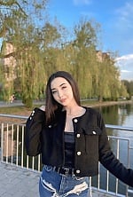 Ukrainian mail order bride Ilona from Ivano-Frankivsk with black hair and green eye color - image 4