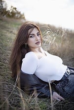 Ukrainian mail order bride Valeriia from Dnipro with auburn hair and grey eye color - image 3