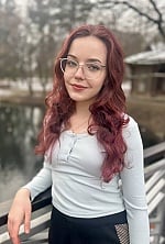 Ukrainian mail order bride Olesia from Ivano-Frankivsk with red hair and grey eye color - image 3