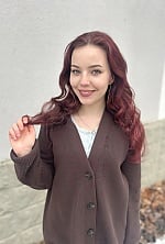 Ukrainian mail order bride Olesia from Ivano-Frankivsk with red hair and grey eye color - image 7