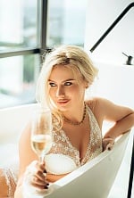 Ukrainian mail order bride Olena from Odesa with blonde hair and blue eye color - image 5