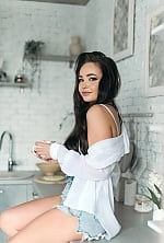 Ukrainian mail order bride Antonina from Kyiv with black hair and brown eye color - image 7