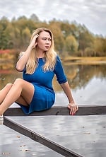 Ukrainian mail order bride Nataliia from Sumy with blonde hair and blue eye color - image 3