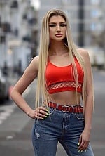 Ukrainian mail order bride Yana from Warsaw with blonde hair and blue eye color - image 12