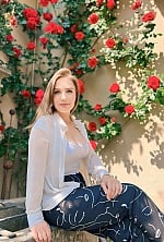 Ukrainian mail order bride Yana from Kyiv with blonde hair and green eye color - image 8