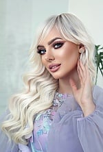 Ukrainian mail order bride Liudmyla from Kyiv with blonde hair and blue eye color - image 9