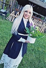 Ukrainian mail order bride Liudmyla from Kyiv with blonde hair and blue eye color - image 5