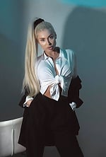 Ukrainian mail order bride Anastasia from Kharkiv with blonde hair and blue eye color - image 2