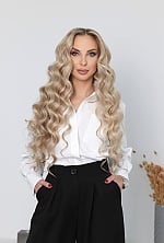 Ukrainian mail order bride Marina from Warsaw with blonde hair and blue eye color - image 5