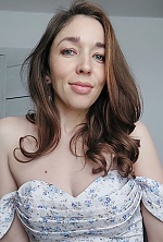 Ukrainian mail order bride Tatyana from Kyiv with white grey hair and blue eye color - image 31