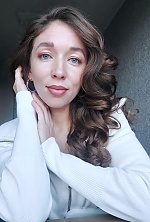 Ukrainian mail order bride Tatyana from Kyiv with white grey hair and blue eye color - image 20