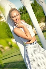 Ukrainian mail order bride Anastasia from Odesa with blonde hair and blue eye color - image 4