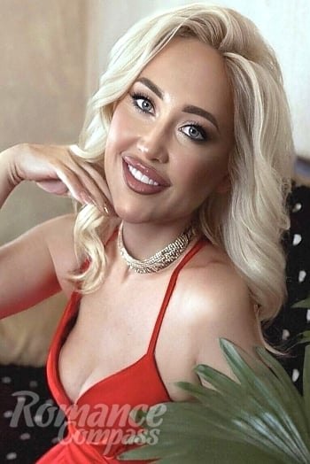 Ukrainian mail order bride Anastasia from Odesa with blonde hair and blue eye color - image 1