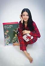 Ukrainian mail order bride Ksenia from Kyiv with black hair and blue eye color - image 15