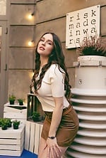 Ukrainian mail order bride Anastasia from Smila with light brown hair and green eye color - image 19