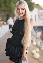 Ukrainian mail order bride Anna from Odesa with blonde hair and blue eye color - image 4