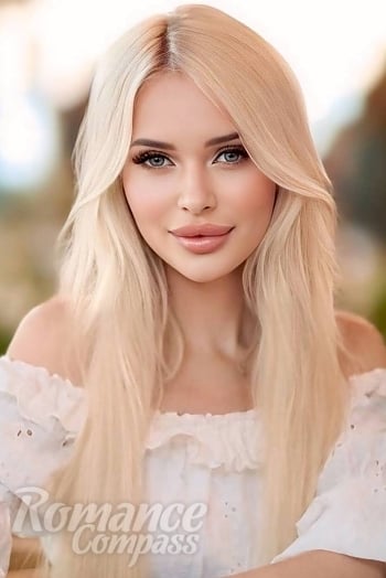 Ukrainian mail order bride Anna from Odesa with blonde hair and blue eye color - image 1