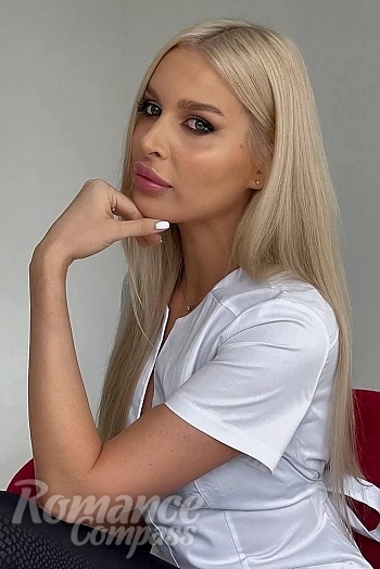 Ukrainian mail order bride Olga from Kryvyi Rih with blonde hair and blue eye color - image 1