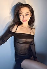 Ukrainian mail order bride Alina from Vancouver with black hair and blue eye color - image 3