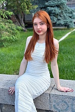 Ukrainian mail order bride Yelyzaveta from Kyiv with red hair and green eye color - image 13