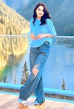 Ukrainian mail order bride Madina from Astana with brunette hair and brown eye color - image 4