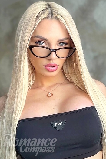 Ukrainian mail order bride Hanna from Odesa with blonde hair and blue eye color - image 1