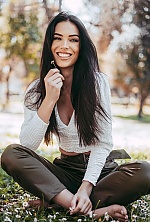 Ukrainian mail order bride Daria from Odesa with black hair and blue eye color - image 12