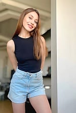 Ukrainian mail order bride Anastasia from Kyiv with light brown hair and blue eye color - image 8