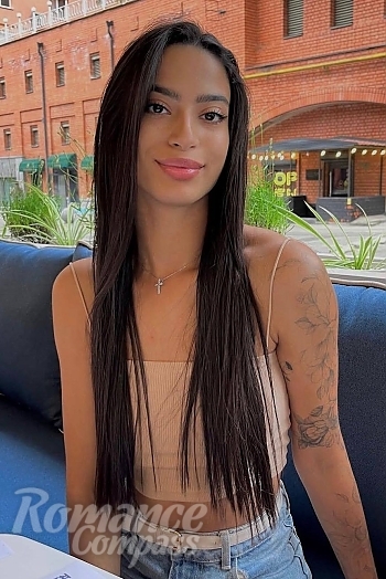 Ukrainian mail order bride Dzhesika from Vinnytsia with black hair and brown eye color - image 1
