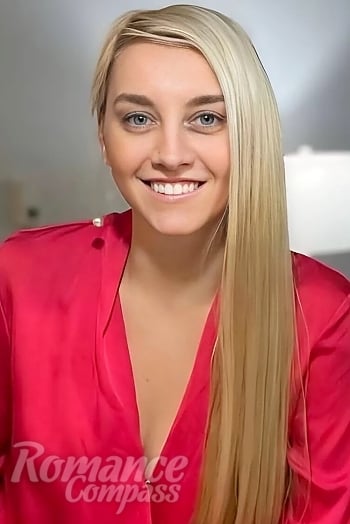 Ukrainian mail order bride Iryna from Minneapolis with blonde hair and blue eye color - image 1