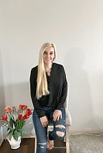 Ukrainian mail order bride Iryna from Minneapolis with blonde hair and blue eye color - image 5