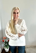 Ukrainian mail order bride Iryna from Minneapolis with blonde hair and blue eye color - image 4