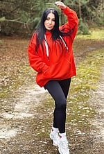 Ukrainian mail order bride Zhanna from Zhytomyr with black hair and green eye color - image 3