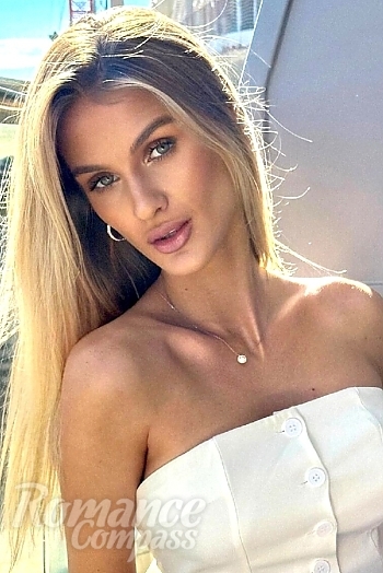 Ukrainian mail order bride Sofia from Kyiv with blonde hair and green eye color - image 1