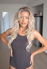 Ukrainian mail order bride Anastasia from Chisinau with blonde hair and blue eye color - image 12