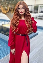 Ukrainian mail order bride Anna from Kyiv with red hair and blue eye color - image 11
