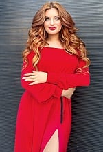 Ukrainian mail order bride Anna from Kyiv with red hair and blue eye color - image 12