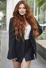 Ukrainian mail order bride Anna from Kyiv with red hair and blue eye color - image 9