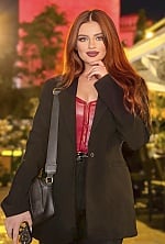 Ukrainian mail order bride Anna from Kyiv with red hair and blue eye color - image 6