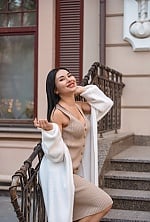 Ukrainian mail order bride Iryna from Odesa with black hair and brown eye color - image 3