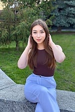 Ukrainian mail order bride Zhanna from Cherkasy with light brown hair and green eye color - image 9