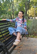 Ukrainian mail order bride Catherine from Kyiv with light brown hair and blue eye color - image 5