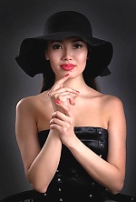 Ukrainian mail order bride Ainura from Astana with brunette hair and hazel eye color - image 10