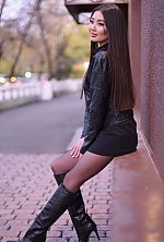 Ukrainian mail order bride Ainura from Astana with brunette hair and hazel eye color - image 8